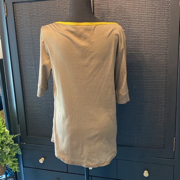 LL Bean Scoop Neck Cotton Tee - Picture 3 of 7